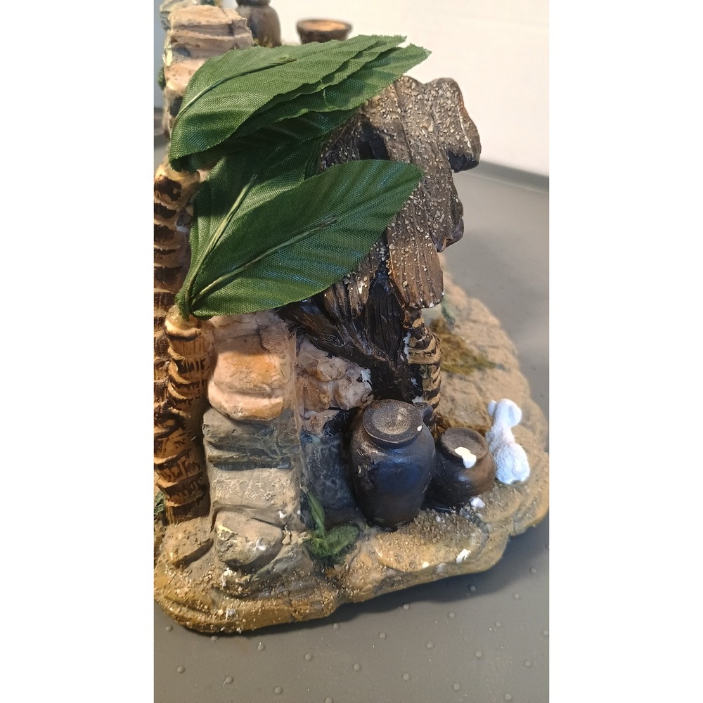 Nativity Scene Tabletop Decor Earth Tones Good Light Up 2706-25 - Picture 7 of 12